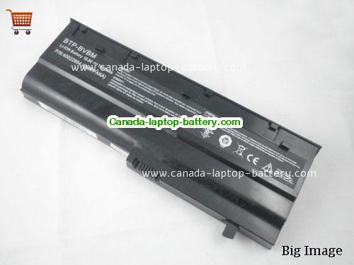 Genuine MEDION 40024625(Dyn/San) Battery 7800mAh, 10.8V, Black , Li-ion