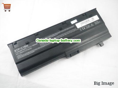 MEDION BTP-C1BM Replacement Laptop Battery 7050mAh 11.1V Black Li-ion
