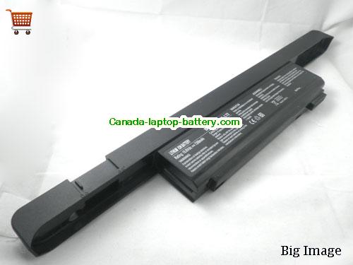 Canada Original Laptop Battery for   Black, 7200mAh 10.8V
