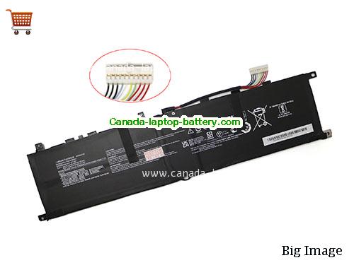 MSI 4ICP6/35/140 Replacement Laptop Battery 4280mAh, 65Wh  15.2V Black Li-Polymer