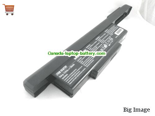 Canada Genuine TARGA BTY-M61 BTY-M65 Battery for MSI M655 M660 M662 M670 Series Laptop Black 7200mAh