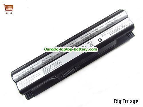 MSI E2MS110K2002 Replacement Laptop Battery 5200mAh 11.1V Black Li-ion