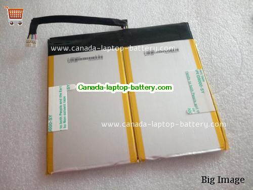 Canada Original Laptop Battery for   Black, 6800mAh, 25Wh  3.7V