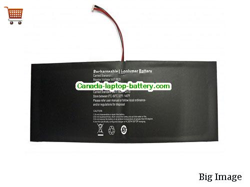Canada Original Laptop Battery for  INSYS INSYS 14p XF7-1401S, Portable INSYS 14p XF7-1402N, INSYS 14p XF7-1401L, 4580270P,  Black, 10000mAh 3.8V