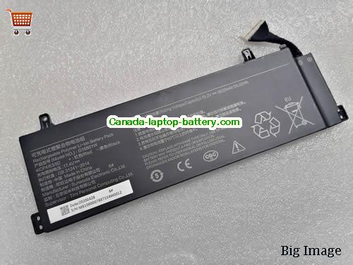 Genuine XIAOMI G16B01W Battery 3620mAh, 55.02Wh , 15.2V, Black , Li-Polymer