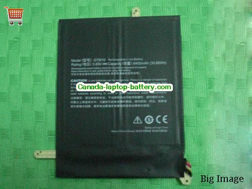 MSI GTM10 Replacement Laptop Battery 8400mAh 3.65V Black Li-Polymer