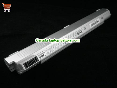 MSI MS-1012 Replacement Laptop Battery 4400mAh 14.4V Silver Li-ion