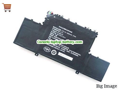 Genuine XIAOMI AIR 12.5 inch Battery 4900mAh, 37Wh , 7.6V, Black , Li-ion