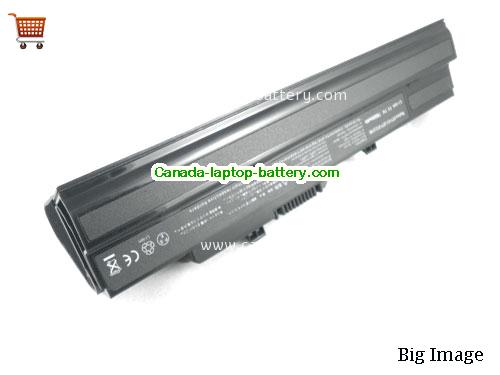 MSI Wind U120-020US Replacement Laptop Battery 6600mAh 11.1V Black Li-ion