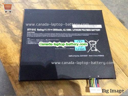 Canada MSI BTY-S1C Battery Li-Polymer BTYS1C 42.18Wh 11.1V