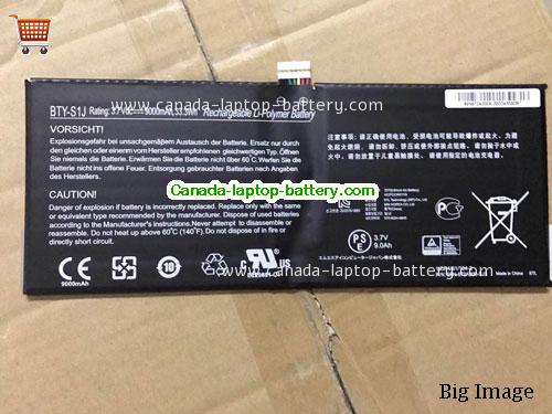 Canada MSI BTY-S1J Battery Li-Polymer BTYS1J for W20 3M-013US