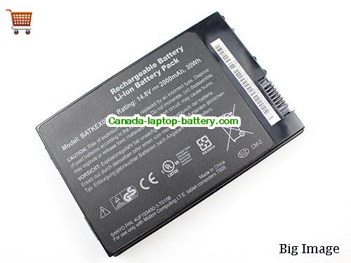 Genuine MOTION BATKEX00L4 Battery 2000mAh, 14.8V, Black , Li-ion