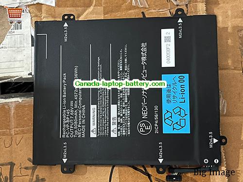 Canada Genuine PC-VP-BP145 Battery for NEC Laptop 7.68V 5080mAh 36WH