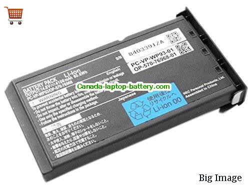 Genuine NEC VY25AW5 Battery 4800mAh, 60Wh , 14.8V, Black , Li-ion
