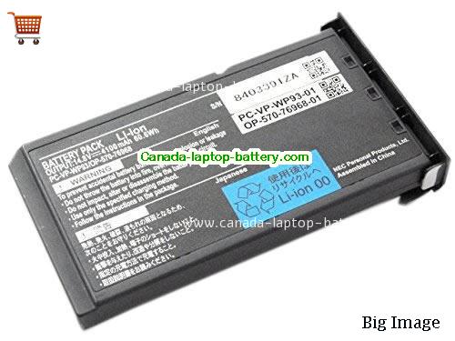 Genuine NEC VY24AW-5 Battery 4800mAh, 60Wh , 14.8V, Black , Li-ion