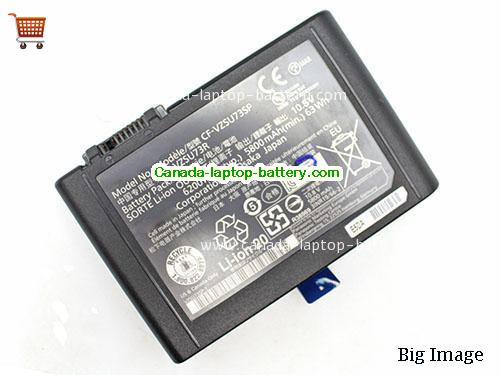 Genuine PANASONIC TOUGHBOOK CF-D1 MK3 Battery 5800mAh, 63Wh , 10.8V, Black , Li-ion