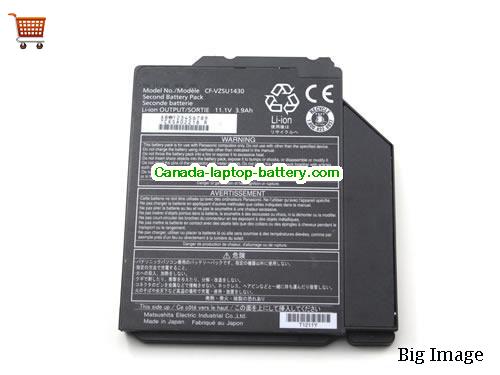 Genuine PANASONIC CF-VZSU1430 Battery 3.9Ah, 11.1V, Black , Li-ion