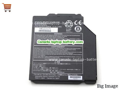 Genuine PANASONIC CF-VZSU1430 Battery 3.9Ah, 11.1V, Black , Li-ion