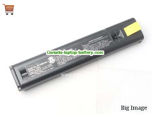 Genuine PANASONIC ToughBook CF-17 Battery 3.4Ah, 11.1V, Black , Li-ion