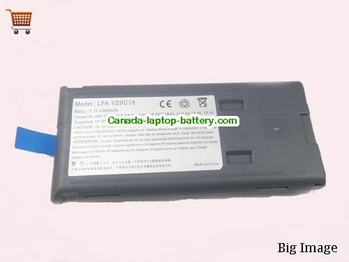 PANASONIC CF-VZSU18W Replacement Laptop Battery 6600mAh 11.1V Black Li-ion