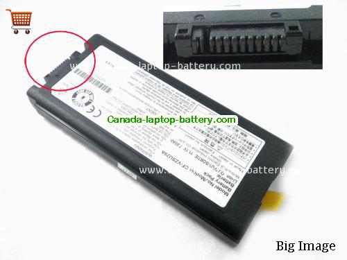 Genuine PANASONIC ToughBook CF-52 Battery 7650mAh, 84Wh , 7.8Ah, 11.1V, Black , Li-ion