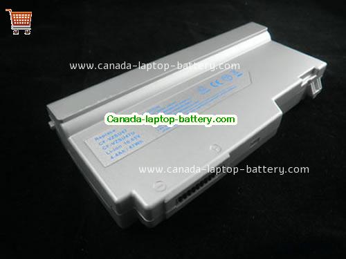 PANASONIC CF-W5AW1AXS Replacement Laptop Battery 4400mAh 10.65V Silver Li-ion