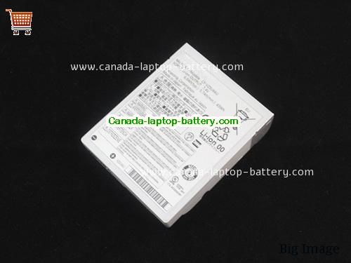 Genuine PANASONIC CF-C1BDHBZ1M Battery 43Wh, 6Ah, 7.4V, white , Li-ion