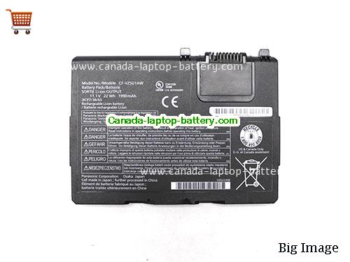 Canada Genuine Panasonic CF-VZSU1AW Battery for CF-33 ToughBook 22Wh 1990mah