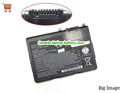 Genuine PANASONIC CFVZSU1BW Battery 4120mAh, 10.8V, Black , Li-ion