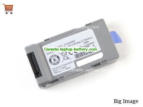 Genuine PANASONIC TOUGHBOOK CF-H2 Battery 2900mAh, 20Wh , 2.9Ah, 7.2V, Grey , Li-ion