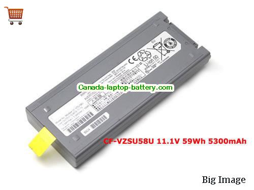 Genuine PANASONIC CF-VZSU48 Battery 5600mAh, 59Wh , 11.1V, Grey , Li-ion