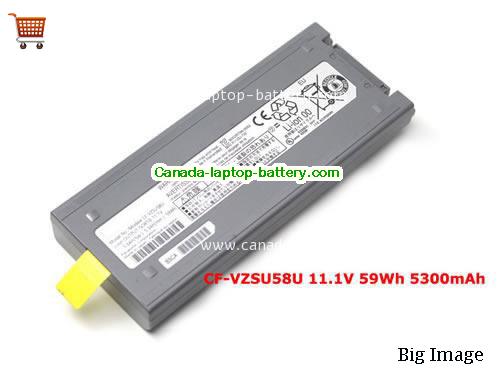 Genuine PANASONIC CF-19Z Battery 5600mAh, 59Wh , 11.1V, Grey , Li-ion