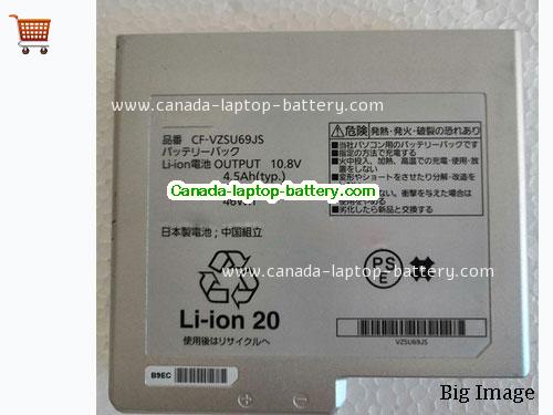 Genuine PANASONIC CF-B11 Battery 4500mAh, 46Wh , 10.8V, Sliver , Li-ion