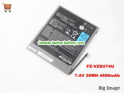Genuine PANASONIC FZ-A1BDAAZGG Battery 4770mAh, 35Wh , 7.4V, Grey , Li-Polymer