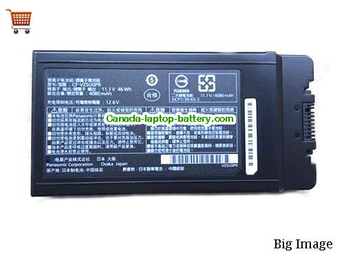 Genuine PANASONIC CF-VZSU0PW Battery 4080mAh, 46Wh , 11.1V, Black , Li-ion