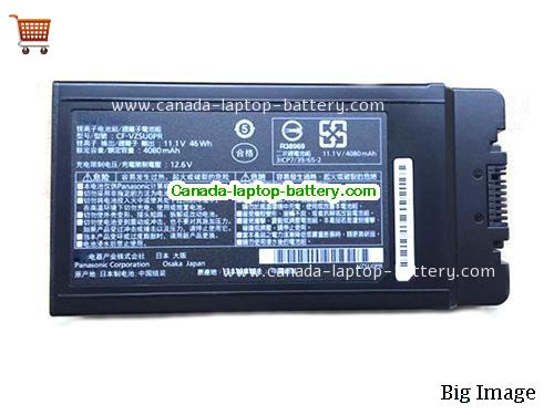 Genuine PANASONIC CF-VZSU0GJS Battery 4080mAh, 46Wh , 11.1V, Black , Li-ion