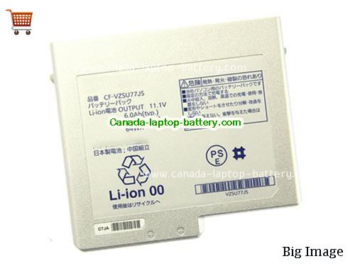 Genuine PANASONIC CFVZSU69JS Battery 6000mAh, 64Wh , 11.1V, Sliver , Li-Polymer