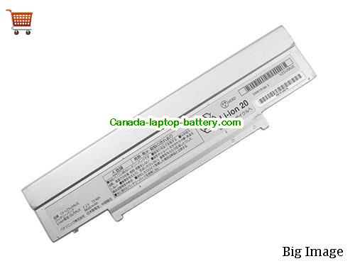 Genuine PANASONIC 2INR19/66-3 Battery 9600mAh, 70Wh , 7.6V, White , Li-ion