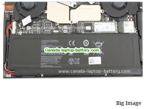 Genuine RAZER BLADE STEALTH 13.3 2020 Battery 4802mAh, 53.1Wh , 11.55V, Black , Li-Polymer