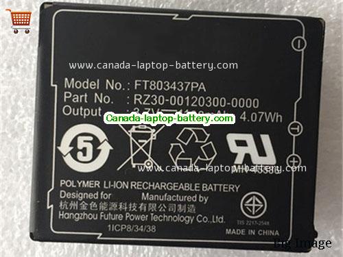 Genuine RAZER RZ30-00120300-0000 Battery 1100mAh, 4.07Wh , 3.7V, Black , Li-ion