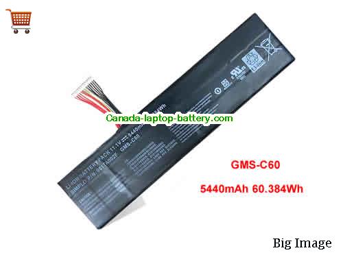 Genuine RAZER 3ICP8/38/83-2 Battery 5440mAh, 60.384Wh , 11.1V, Black , Li-ion