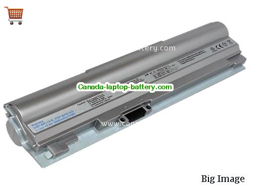 SONY VAIO VGN-TT91PS Replacement Laptop Battery 8100mAh 10.8V Silver Li-ion