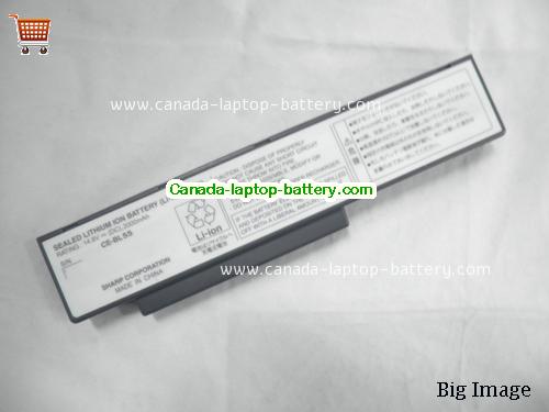 SHARP Mebius PC-AE3BJ7 Replacement Laptop Battery 2000mAh 14.8V Black Li-ion