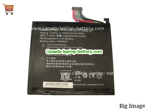 Canada Simplo 2S1P3300 P10-23-2S1P3300-0 Battery 3300mah