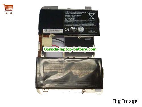 BLACKBERRY 1ICP4/58/116-2 Replacement Laptop Battery 5400mAh 3.7V Black Li-ion
