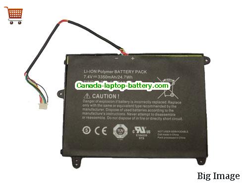 Canada Original Laptop Battery for   Black, 3350mAh 7.4V