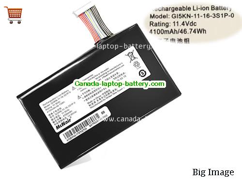 Canada Genuine Shinelon GI5KN-11-16-3S1P-0 Battery for GE5S02 T50 581S1N