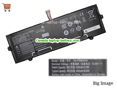 Canada New AA-PBMN4VN Battery for Samsung Galaxy Book Pro 360 15 Li-Polymer 15.44v