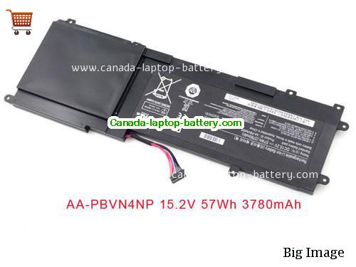 Genuine SAMSUNG NP670Z5E-X01VE Battery 3780mAh, 57Wh , 15.2V, Black , Li-Polymer