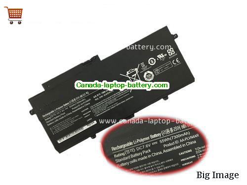 Genuine SAMSUNG Ativ Book 9 Plus 940X3G-K05US Battery 7300mAh, 55Wh , 7.6V, Black , Li-ion